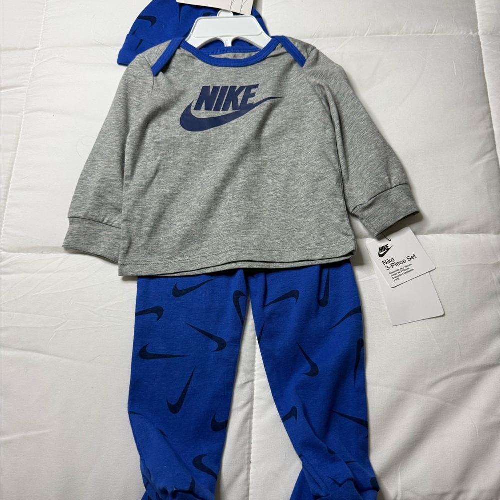 Nike Kids 3-Piece Set Blue and Black